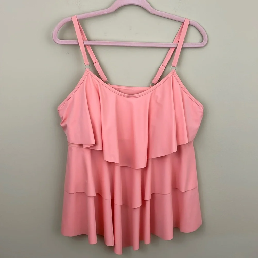 Swim Tankini - tiered XXL plus